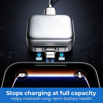 140W Intelligent Charger, Automatic Power-Off Charging Protection, Overcharge Protection Adapter, Compatible with Multiple Devices, Suitable for Mobile Phones, Computers, Tablets, and USB Charging Cables.