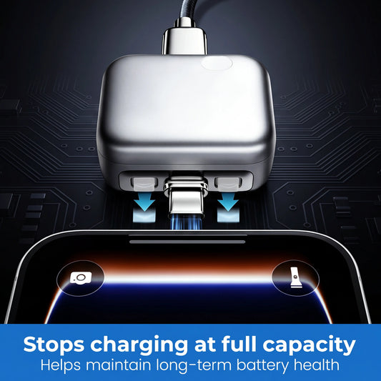 140W Intelligent Charger, Automatic Power-Off Charging Protection, Overcharge Protection Adapter, Compatible with Multiple Devices, Suitable for Mobile Phones, Computers, Tablets, and USB Charging Cables.