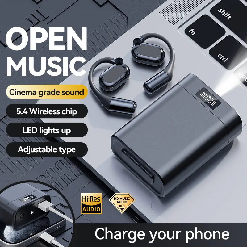 Bluetooth Earbuds with Smartphone Charging Support 45 Hours Playtime Hifi Bass ENCBluetooth 6.0 Sport Design