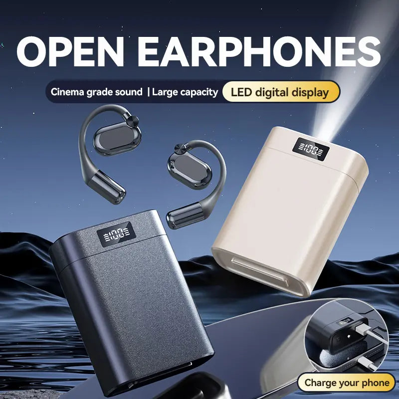 Bluetooth Earbuds with Smartphone Charging Support 45 Hours Playtime Hifi Bass ENCBluetooth 6.0 Sport Design