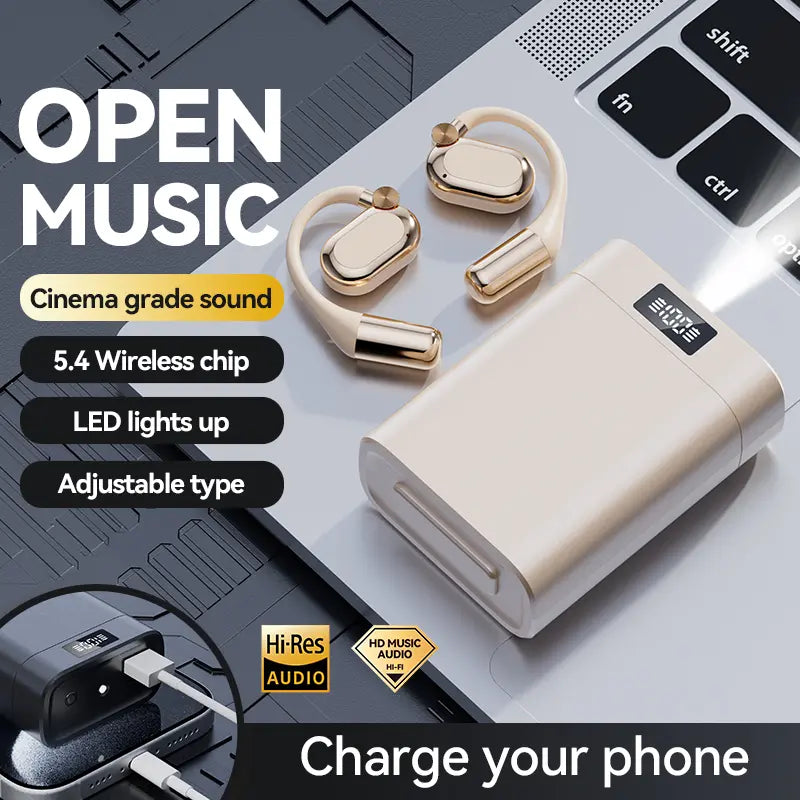 Bluetooth Earbuds with Smartphone Charging Support 45 Hours Playtime Hifi Bass ENCBluetooth 6.0 Sport Design